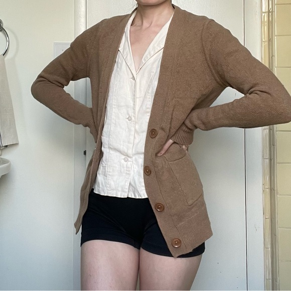 Banana Republic Italian Wool Cashmere Cardigan with Pockets - Picture 2 of 8